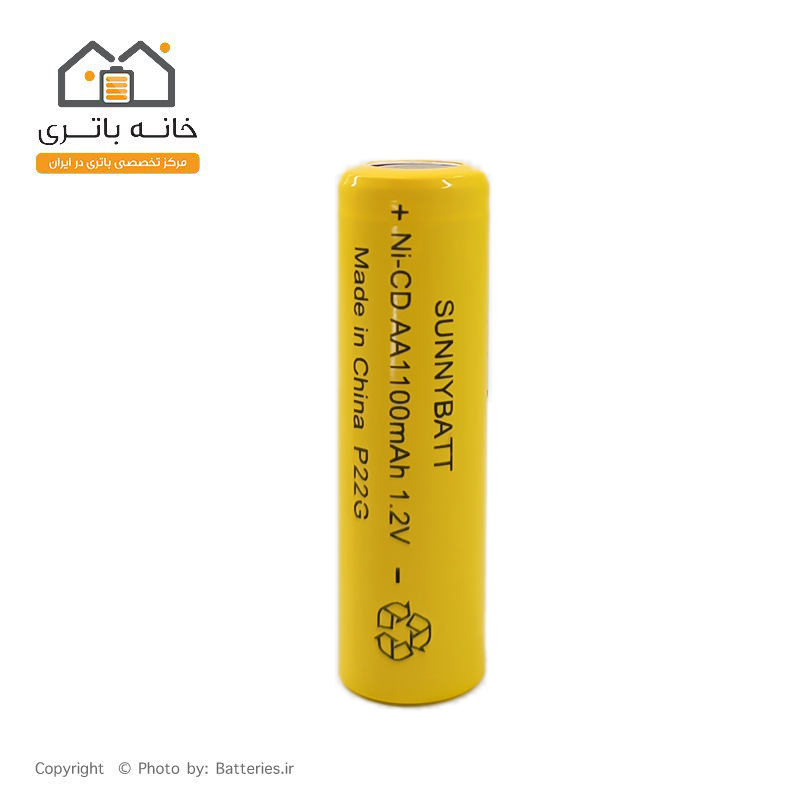 باتری شارژی قلمی سرتخت 1100 میلی آمپر سانی بت sunnybatt