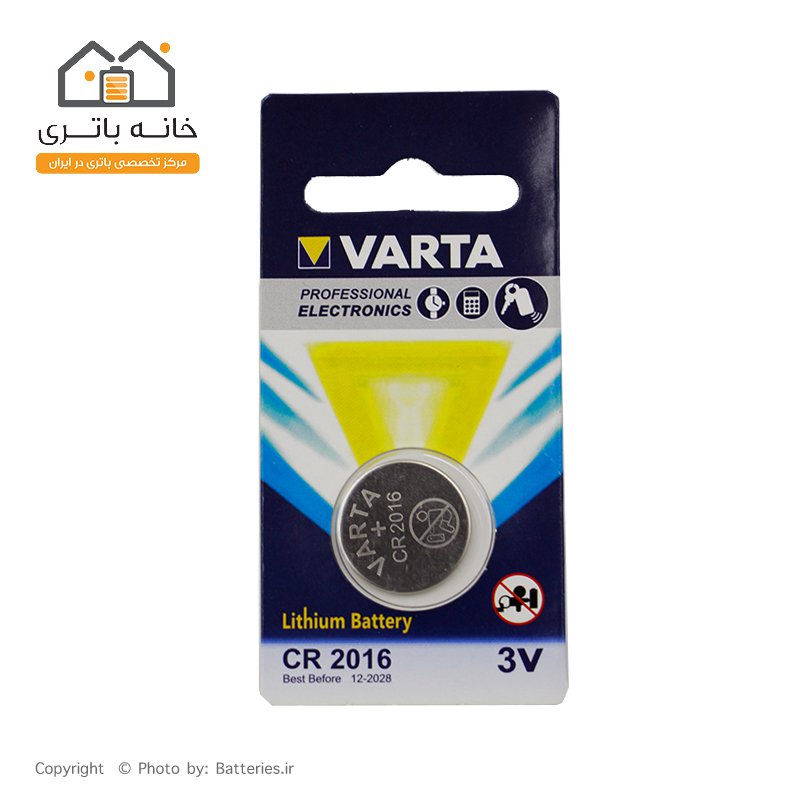 باتری سکه ای وارتا CR2016