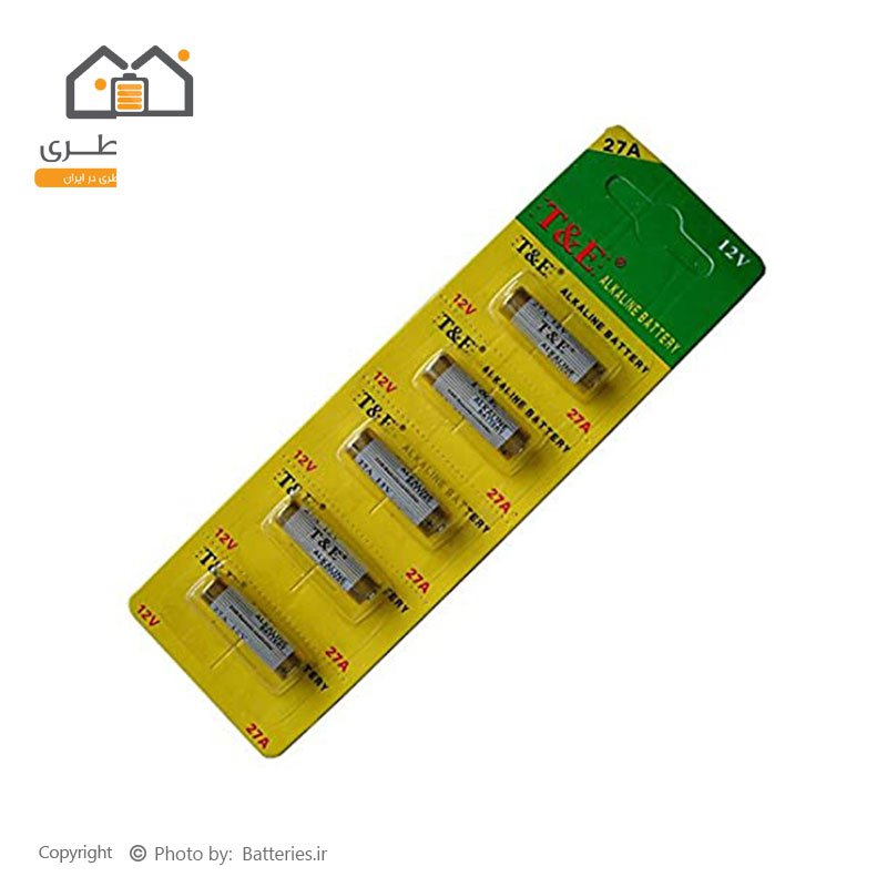باتری 12 ولت A27 آلکالاین T&E