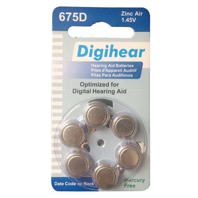 باتری سمعک شماره 675 دیجی هیر Digihear