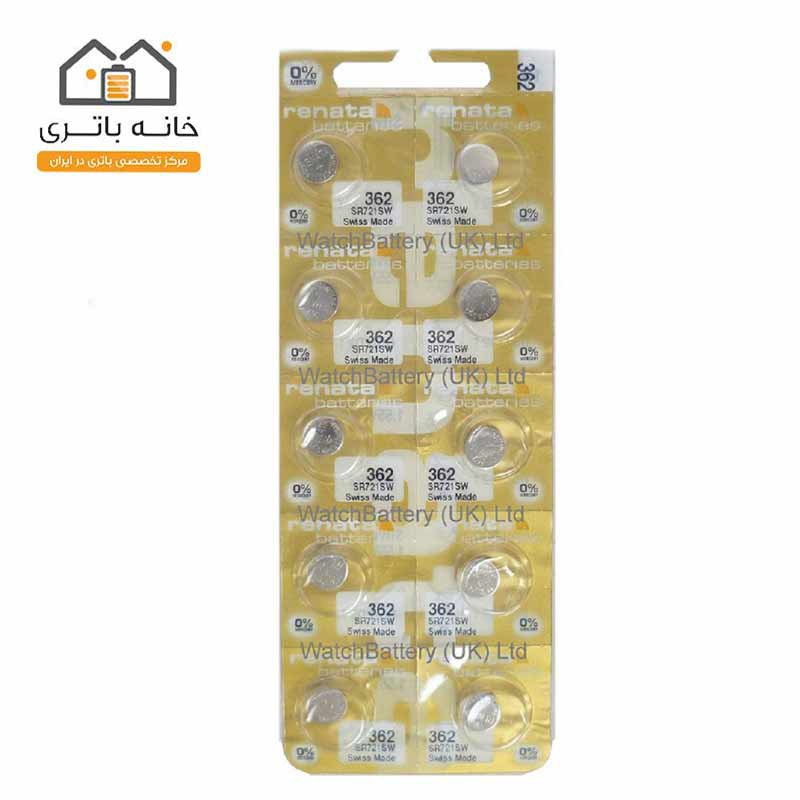 باتری سکه ای 362 طلایی رناتا  Renata