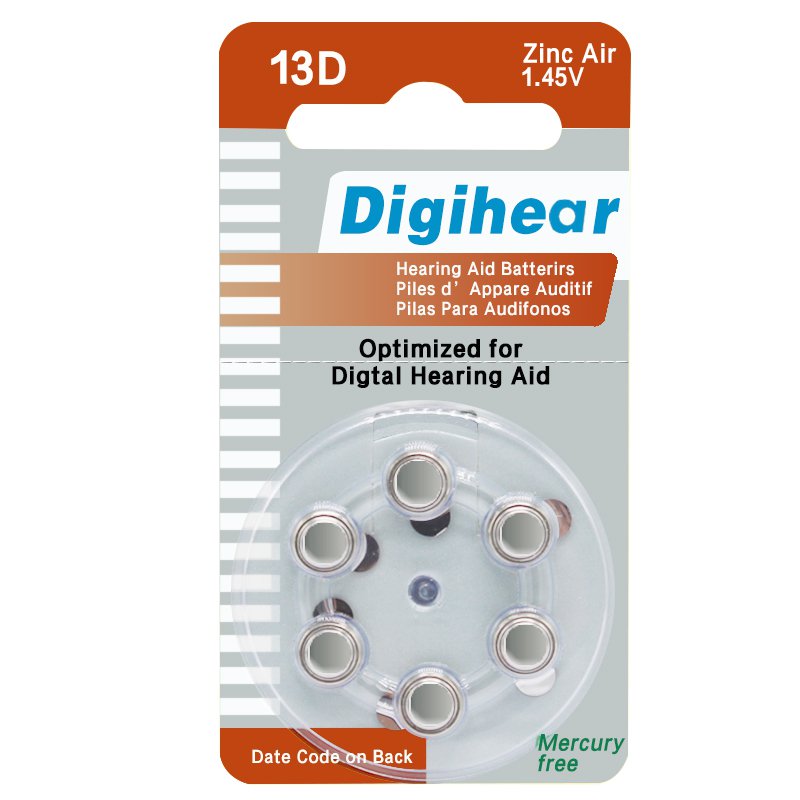 باتری سمعک شماره 13 دیجی هیر Digihear