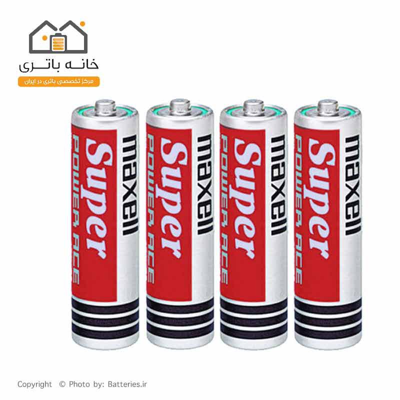 باتری نیم قلمی مکسل 4 عددی شیرینگ