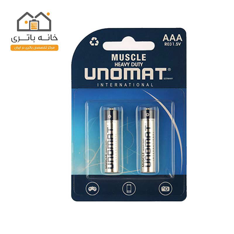 باتری نیم قلمی آلکالاین یونومات مدل Alkaline Ultra Premium