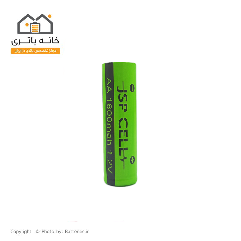 باتری قلمی شارژی سرتخت 1600 میلی آمپر جی پی اس