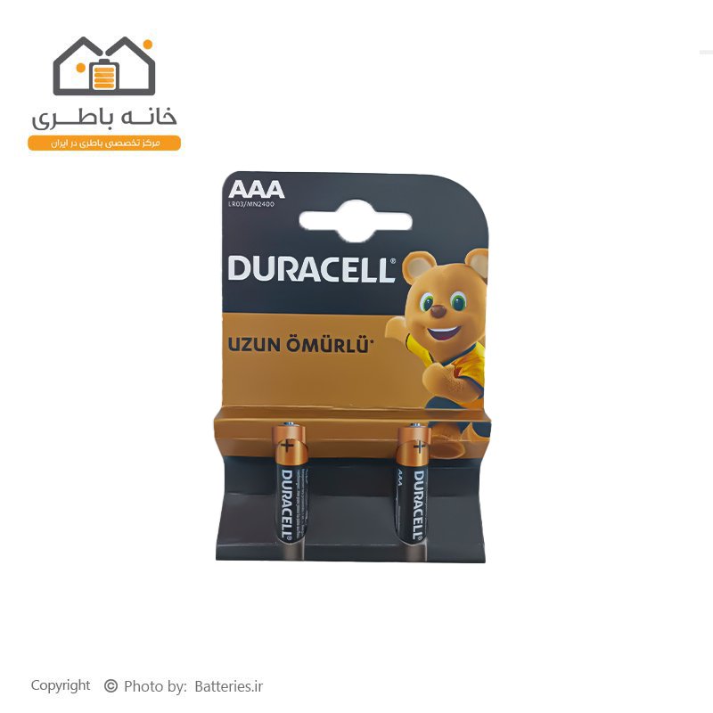 باتری نیم قلمی آلکالاین دوراسل Duracell خرسی