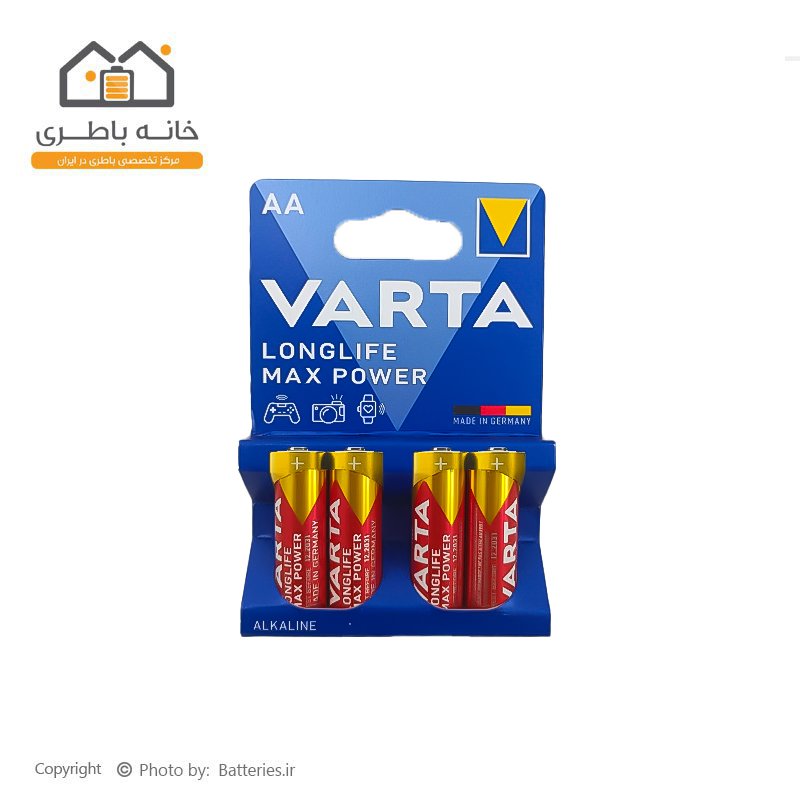 باتری قلمی 4 عددی مکس پاور وارتاvarta