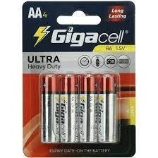 باتری  قلمی معمولی 4 عددی اولترا کارتی گیگاسل Gigacell