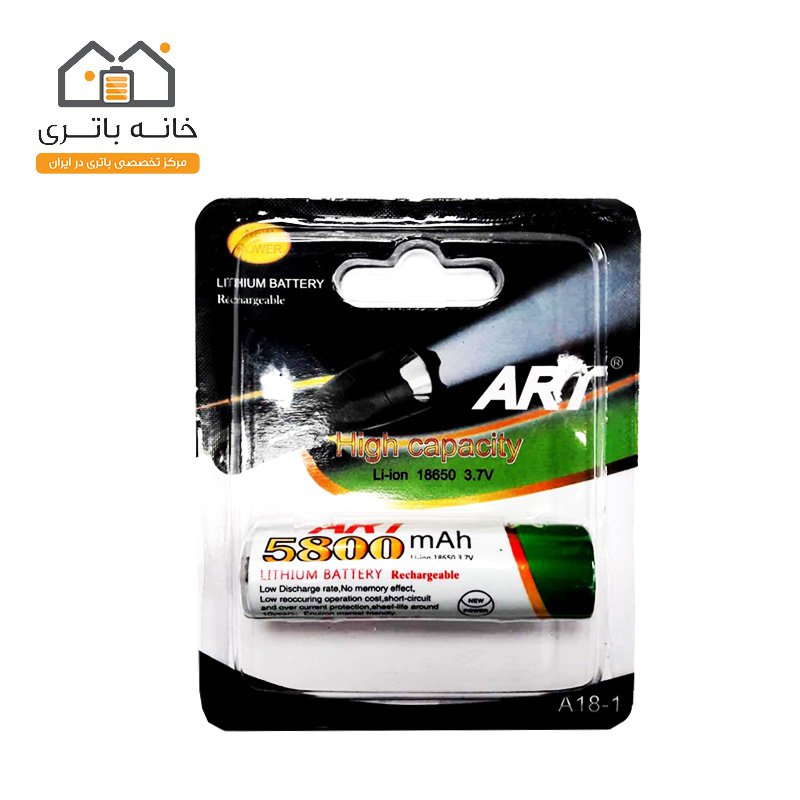 باتری لیتیوم 18650 شارژی 3.7 ولت 1500 میلی آمپر جی اس پاور 25C