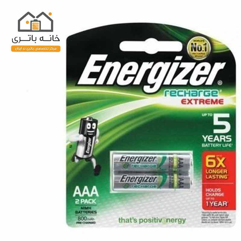 باتری نیم قلم شارژی انرژایزر 800 میلی آمپر Energizer