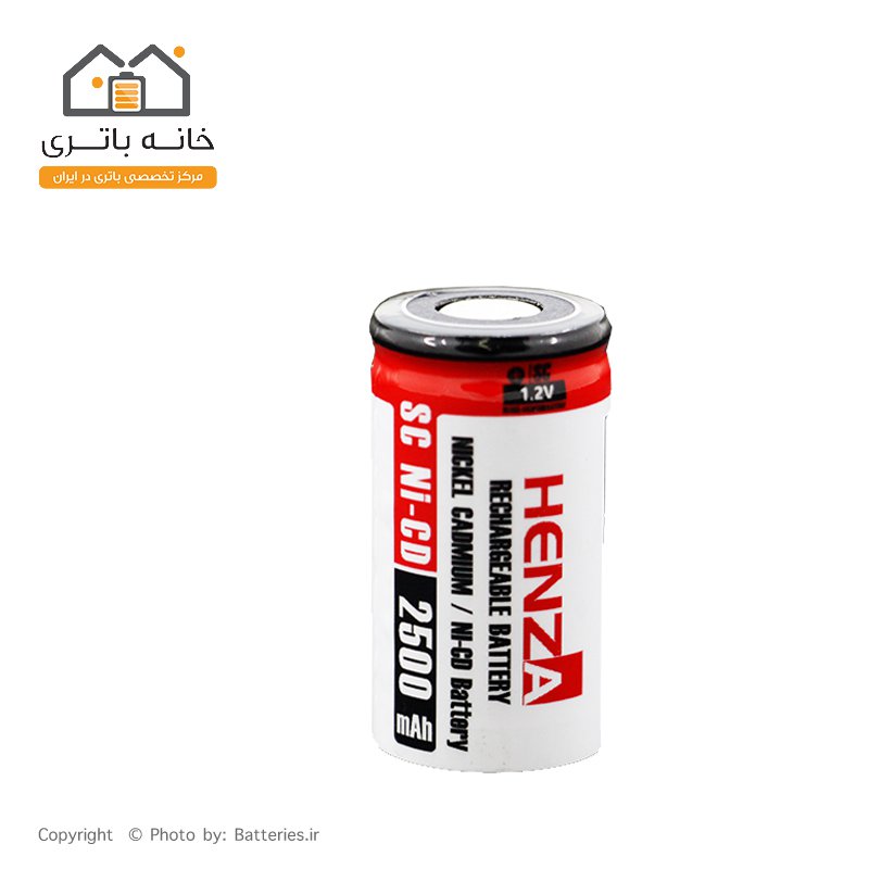 باتری SC ساب سی 1.2 ولت 2500 میلی آمپر هنزا HENZA
