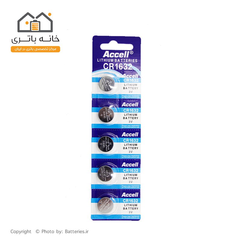 باتری سکه ای اکسل3 ولت CR1632