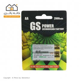 باتری قلمی شارژی 2900 میلی آمپر جی اس پاور(GS Power)