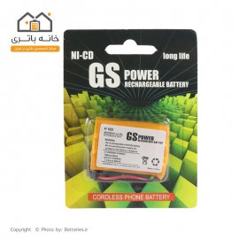 باتری تلفن بی سیم پاناسونیک P102 جی اس پاور(GS Power)