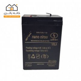 باتری سیلد اسید 6 ولت 4.5 آمپر صبا باتری Saba Battery