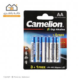 (Camelion Battery Digi Alkakine AA LR6-BP4DG (3+1