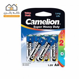 (Camelion Super Heavy Duty AA Battery R6P-BP6(4+2