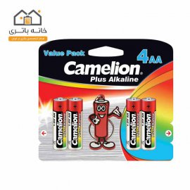 Camelion Plus Alkaline Value Pack AA Battery with Key Ring LR6-BP4+KC