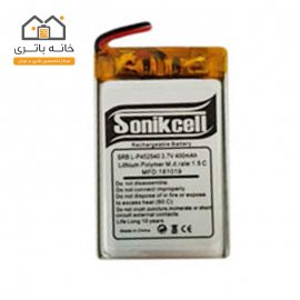 باتری لیتیوم پلیمر 3.7 ولت 400 میلی‌آمپر -452540 سونیک سل( Sonikcell)