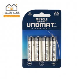 Unomat Muscle Heavy Duty AA battery pack of 4