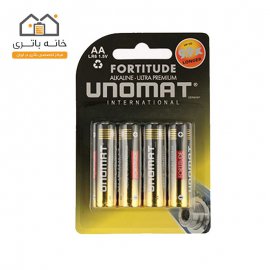 باتری قلمی آلکالاین یونومات مدل Alkaline Ultra Premium بسته 4عددی