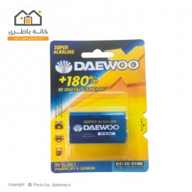 Daewoo battery Alkalin 9v
