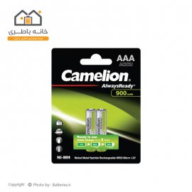 باتری نیم قلمی شارژی 900 میلی آمپر کملیون Camelion