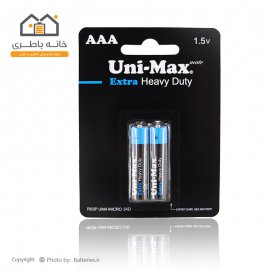 باتری نیم قلمی معمولی یونی مکس Unimax