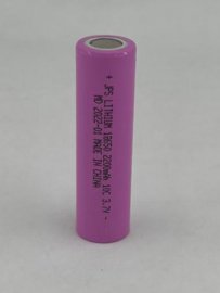 باتری لیتیوم 18650 شارژی 3.7 ولت 2200 میلی آمپر های پاور جی پی اس jps