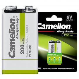 camelion battery AlwaysReady   9v 200 mAh
