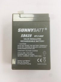 battery Sealed lead acid 6v 2.8Ah sunnybatt