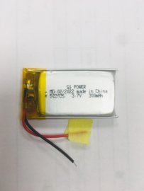 باتری لیتیوم پلیمر 3.7 ولت 300 میلی آمپر ساعت جی اس پاورGS power (502035)