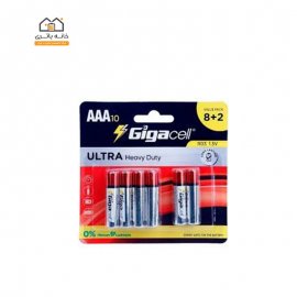 باتری نیم قلمی معمولی اولترا 2+8 گیگاسل Gigacell