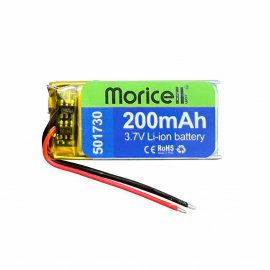 باتری لیتیوم پلیمر 3.7 ولت 200 میلی آمپر (501730)  موریسل MORICELL
