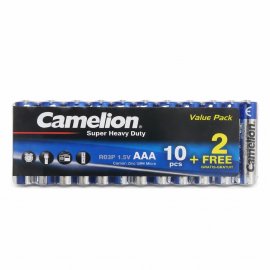 باتری نیم قلمی معمولی  کملیون پک 10+2 عددی Camelion
