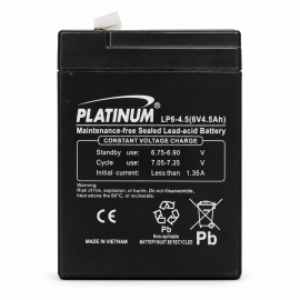باتری سیلد اسید 6 ولت 4.5 آمپر پلاتینیوم Platinum