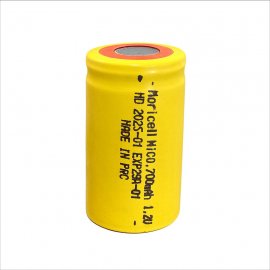 باتری شارژی 2/3A نیکل کادمیوم 700 میلی آمپر موریسل moricell