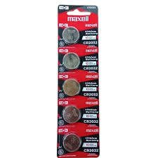 باتری سکه ای 2025 پک 5 عددی اصلی مکسل Maxell
