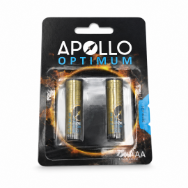 باتری نیم قلمی آلکالاین 2 عددی آپولو APOLLO