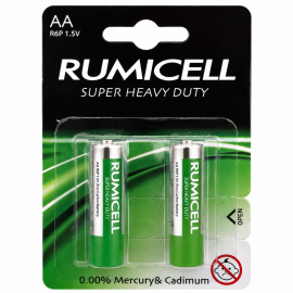 باتری قلمی معمولی کارتی 2 عددی رومی سل RUMICELL