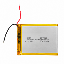 (Lithium polymer Battery 3/7v 3500 mAh(357080