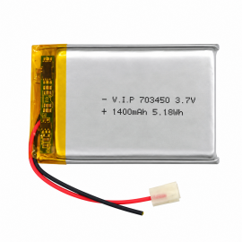 (Lithium polymer Battery 3/7v 1400 mAh(703450