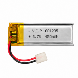باتری لیتیوم پلیمر 3.7 ولت 450 میلی آمپر (601235)  وی آی پی  VIP