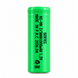 باتری سرتک 2/3AAA شارژی 1.2 ولت 400 میلی آمپر sertec