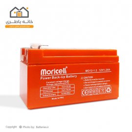 باتری سیلد اسید 12 ولت 1.2 آمپر moricell