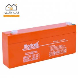 باتری سیلد اسید 12 ولت 2.2 آمپر moricell
