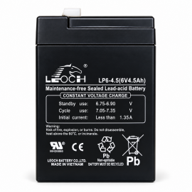 باتری سیلد اسید 6 ولت 4.5 آمپر لئوچ Leoch