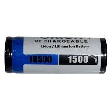 باتری لیتیوم آیون 18500 شارژی 3/7 ولت 1500 میلی آمپر 20c اوریون